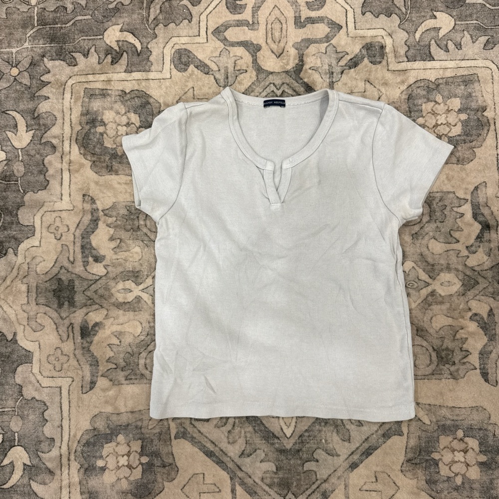 Blue brandy melville top